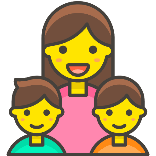 Family Woman Boy Boy 1 Emoji from Emoji - Free Set