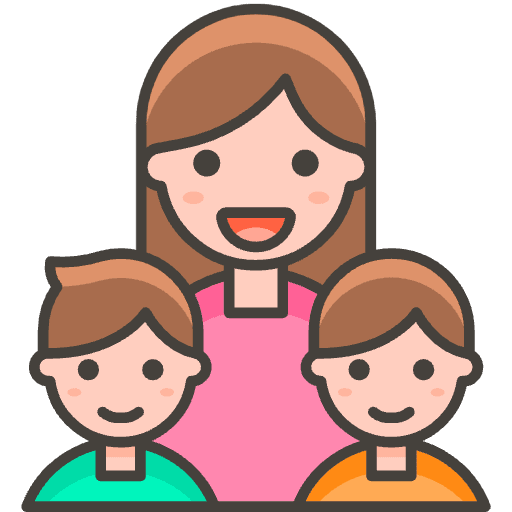 Family Woman Boy Boy 2 Element from Emoji - Free Set