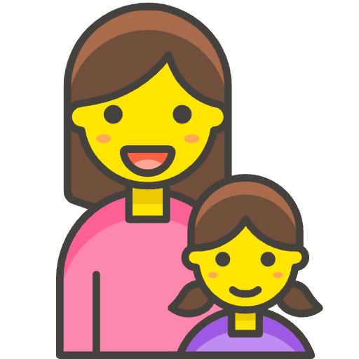 Family Woman Girl 1 Emoji from Emoji - Free Set