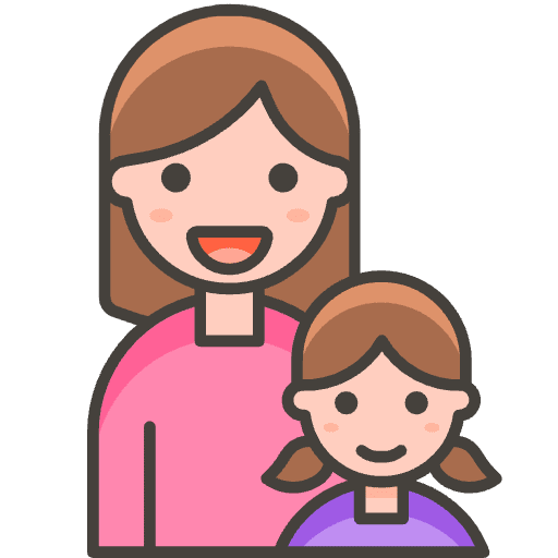 Family Woman Girl 2 Emoji from Emoji - Free Set