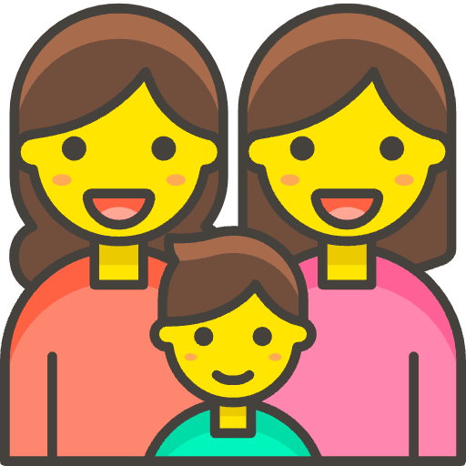 Family Woman Woman Boy 1 Element from Emoji - Free Set
