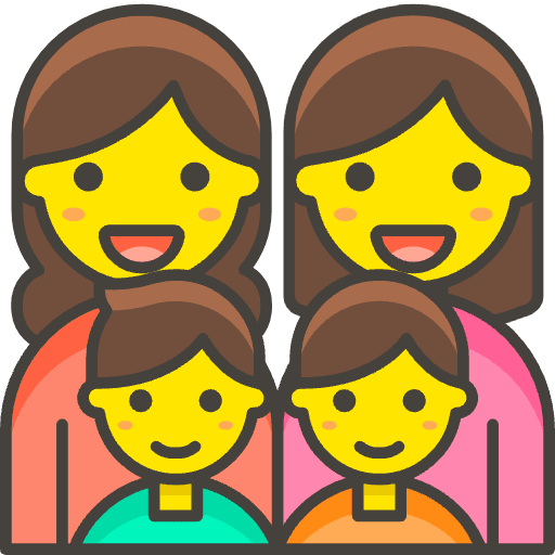 Family Woman Woman Boy Boy 1 Emoji from Emoji - Free Set