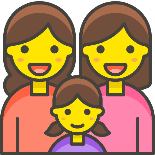 Family Woman Woman Girl 1 Emoji from Emoji - Free Set