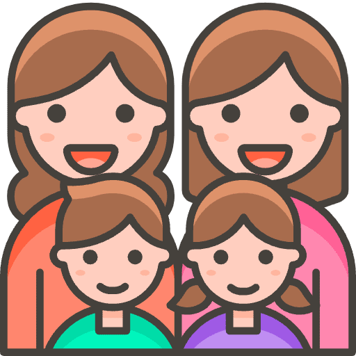 Family Woman Woman Girl Boy 2 Emoji from Emoji - Free Set