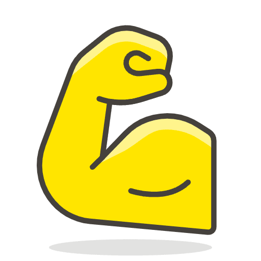 Flexed Biceps 1 Emoji from Emoji - Free Set