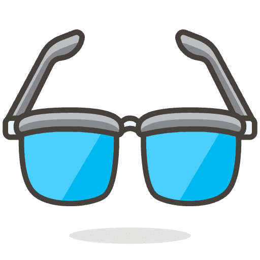 Glasses 1 Emoji from Emoji - Free Set