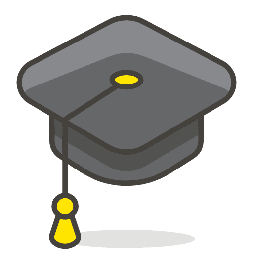 Graduation Cap Element from Emoji - Free Set