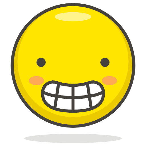Grimacing Face Element from Emoji - Free Set