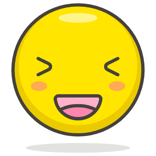 Grinning Squinting Face Emoji from Emoji - Free Set