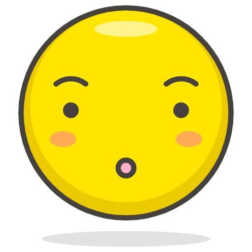 Hushed Face 1 Element from Emoji - Free Set