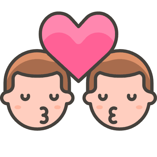 Kiss Man Man 2 Emoji from Emoji - Free Set