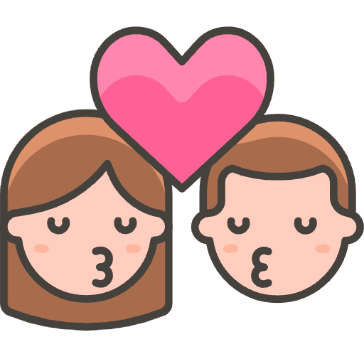 Kiss Woman Man 2 Emoji from Emoji - Free Set