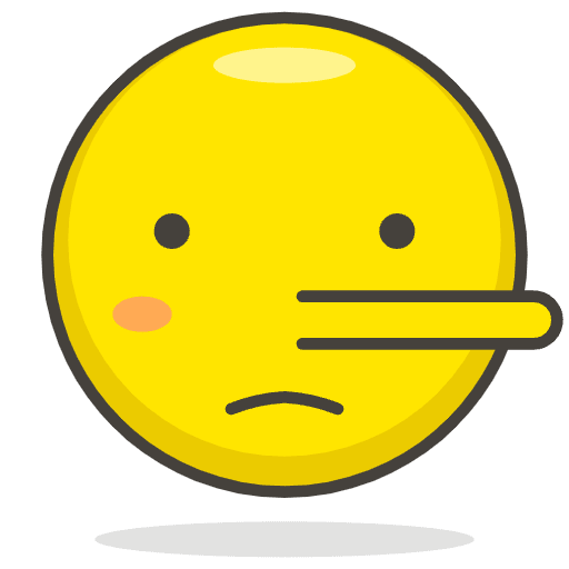 Lying Face Element from Emoji - Free Set