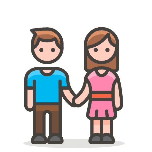 Man And Woman Holding Hands 2 Emoji from Emoji - Free Set