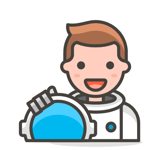 Man Astronaut 2 Emoji from Emoji - Free Set