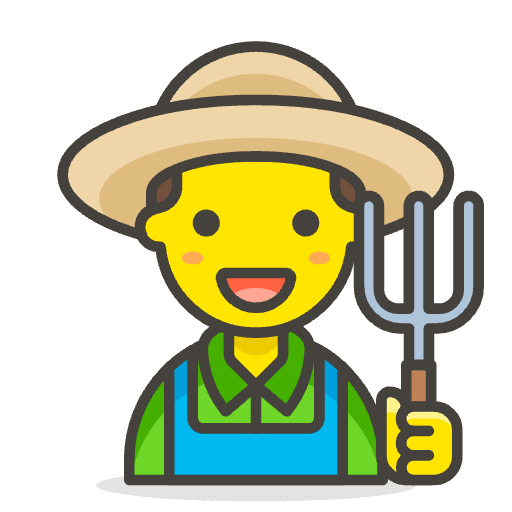 Man Farmer 1 Emoji from Emoji - Free Set