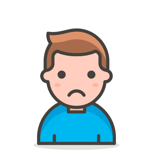 Man Frowning 2 Emoji from Emoji - Free Set