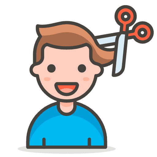 Man Getting Haircut 2 Emoji from Emoji - Free Set