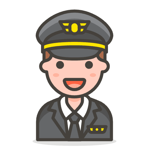 Man Pilot 2 Emoji from Emoji - Free Set
