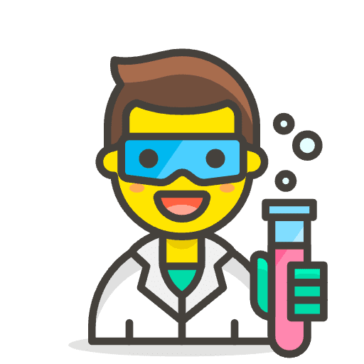 Man Scientist 1 Emoji from Emoji - Free Set