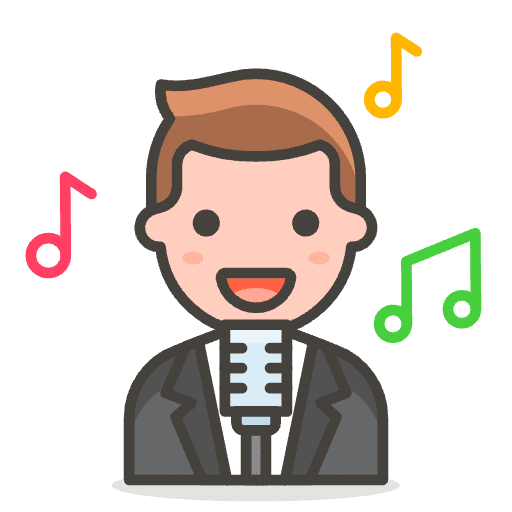 Man Singer 2 Emoji from Emoji - Free Set