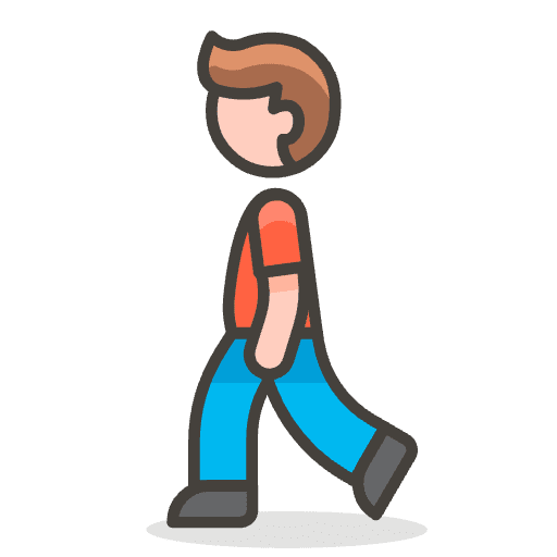 Man Walking 2 Emoji from Emoji - Free Set