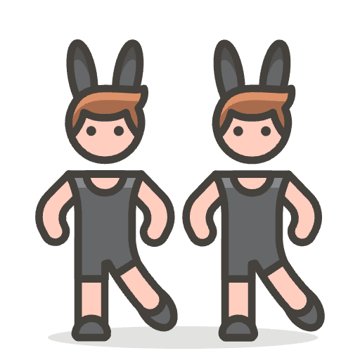 Men With Bunny Ears 2 Emoji from Emoji - Free Set