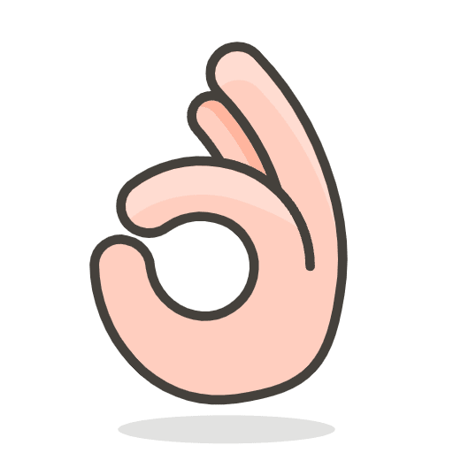 OK Hand 2 Emoji from Emoji - Free Set