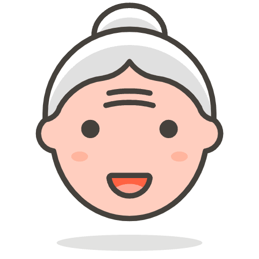Old Woman 2 Emoji from Emoji - Free Set