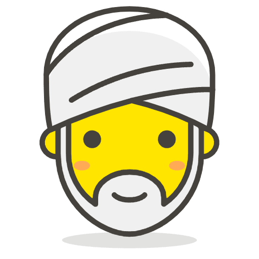 Person Wearing Turban 1 Emoji from Emoji - Free Set