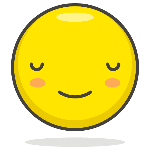 Relieved Face 1 Emoji from Emoji - Free Set