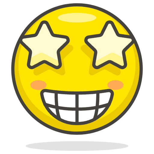 Star Struck 1 Emoji from Emoji - Free Set