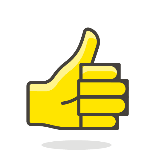 Thumbs Up 1 Emoji from Emoji - Free Set