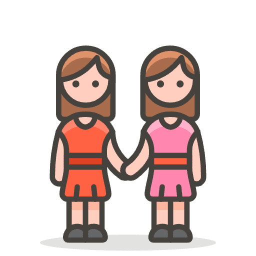 Two Women Holding Hands 2 Emoji from Emoji - Free Set