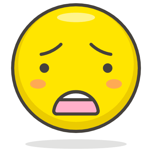 Weary Face 2 Emoji from Emoji - Free Set