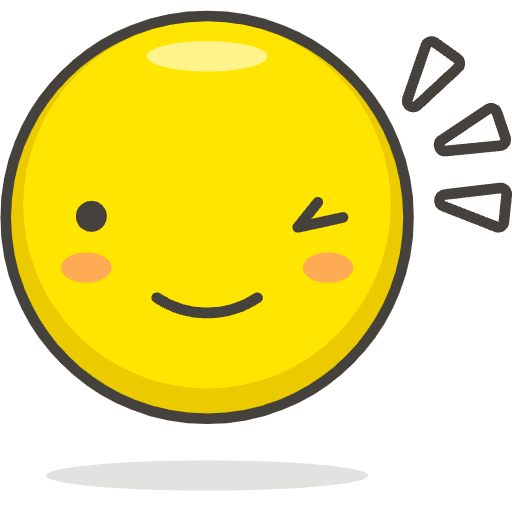 Winking Face Emoji from Emoji - Free Set