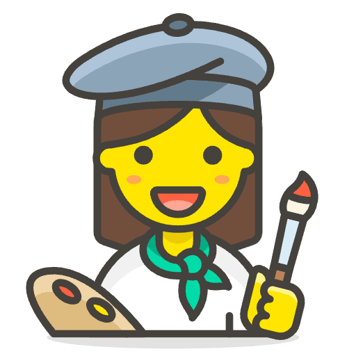 Woman Artist 1 Emoji from Emoji - Free Set