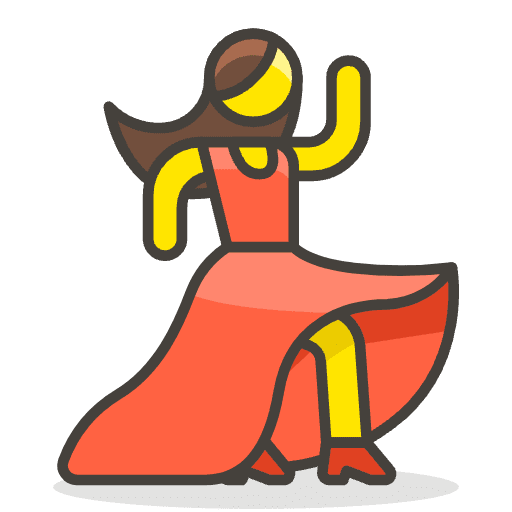 Woman Dancing 1 Emoji from Emoji - Free Set