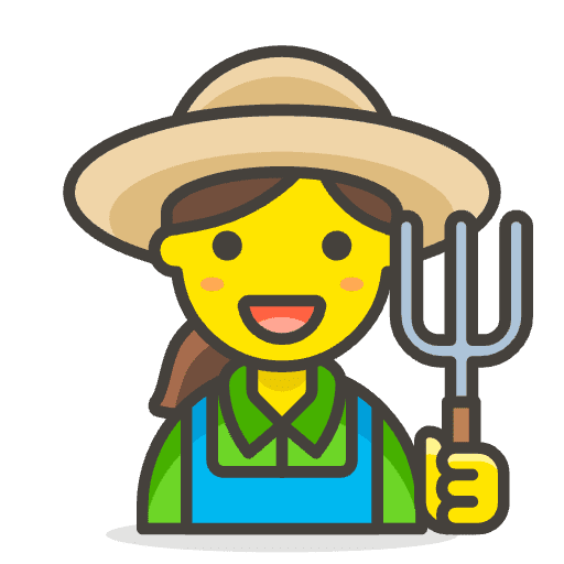 Woman Farmer 1 Emoji from Emoji - Free Set