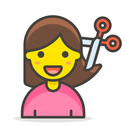 Woman Getting Haircut 1 Emoji from Emoji - Free Set