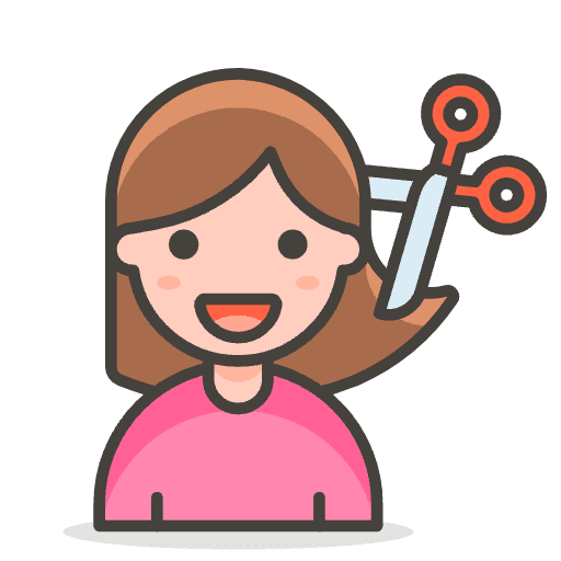 Woman Getting Haircut 2 Emoji from Emoji - Free Set