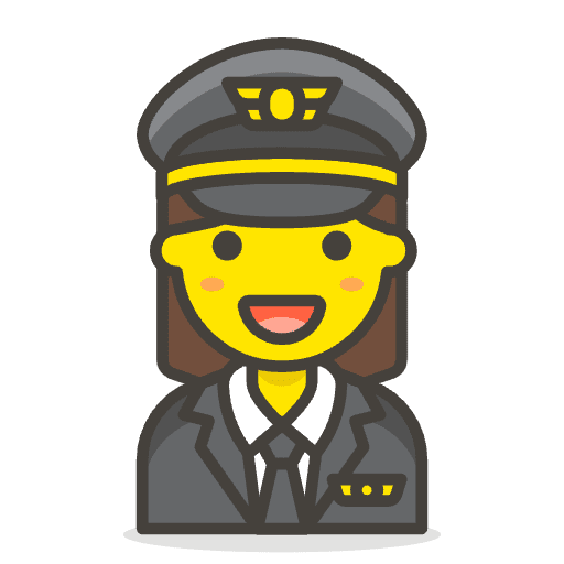 Woman Pilot 1 Emoji from Emoji - Free Set