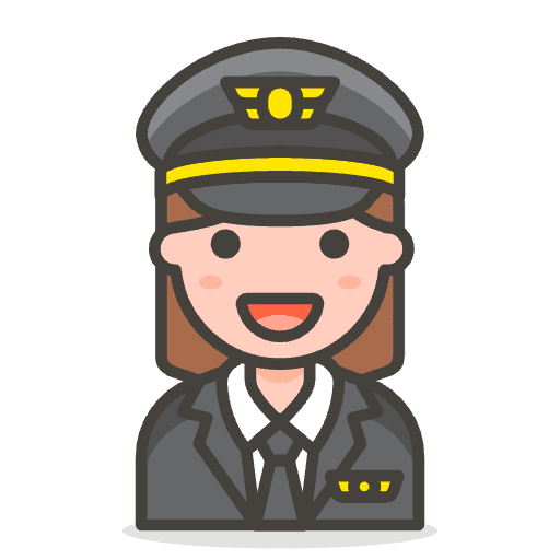 Woman Pilot 2 Emoji from Emoji - Free Set
