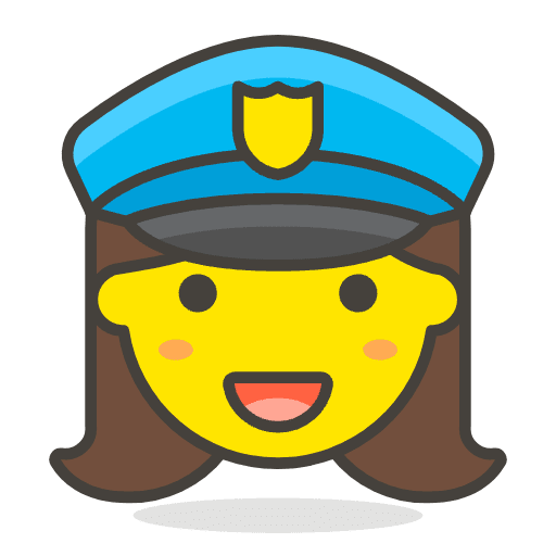 Woman Police Officer 1 Emoji from Emoji - Free Set