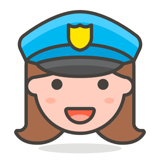 Woman Police Officer 2 Emoji from Emoji - Free Set