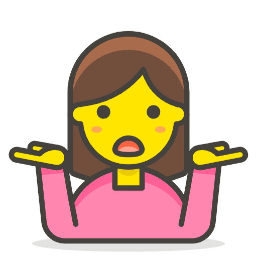 Woman Shrugging 1 Emoji from Emoji - Free Set