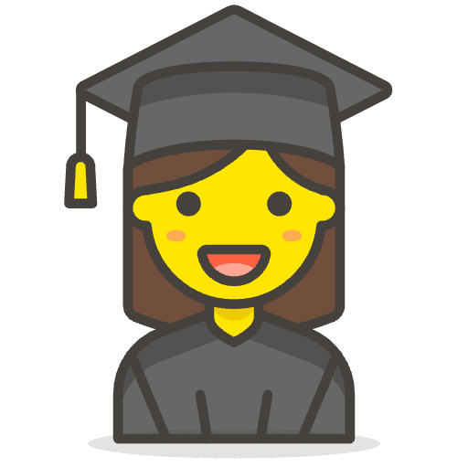 Woman Student 1 Emoji from Emoji - Free Set