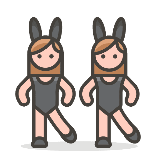 Women With Bunny Ears 2 Emoji from Emoji - Free Set
