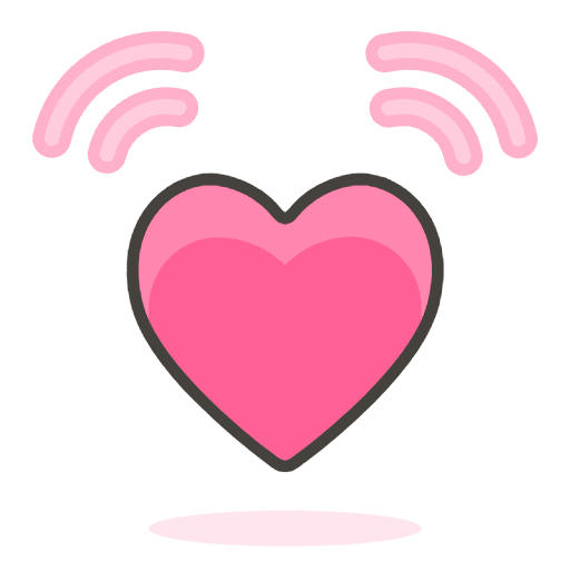 Beating Heart Element from Emoji - Free Set