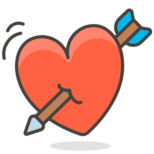 Heart With Arrow Emoji from Emoji - Free Set